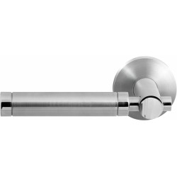 GPF207509-490200-00 RVS GEBORSTELD RVS GEPOLIJST, GPF2075.00L/R MOKO DUO DEURKRUK OP RONDE ROZET RVS GEBORSTELD 50X8 MM, LINKS-/RECHTSWIJZEND GPF207509-490200-00 RVS GEBORSTELD RVS GEPOLIJST, GPF2075.00L/R MOKO DUO DEURKRUK OP RONDE ROZET RVS GEBORSTELD 50X8 MM, LINKS-/RECHTSWIJZEND