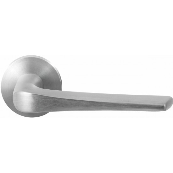GPF2065.00 TIKI DEURKRUK OP RONDE ROZET RVS, 50X8MM GPF2065.00 TIKI DEURKRUK OP RONDE ROZET RVS, 50X8MM