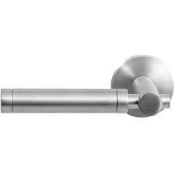 GPF2077090200-00 RVS GEBORSTELD, GPF2077.00L/R MOKO DEURKRUK OP RONDE ROZET RVS 50X8 MM, LINKS-/ RECHTSWIJZEND GPF2077090200-00 RVS GEBORSTELD, GPF2077.00L/R MOKO DEURKRUK OP RONDE ROZET RVS 50X8 MM, LINKS-/ RECHTSWIJZEND