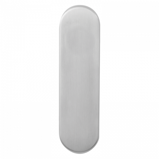 GPF1200.10 KORTSCHILD AFGEROND BLIND ZONDER KRUKGAT 169X46X8,5MM RVS G GPF1200.10 KORTSCHILD AFGEROND BLIND ZONDER KRUKGAT 169X46X8,5MM RVS G