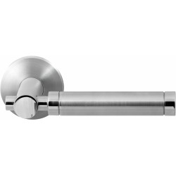 GPF207509-490100-00 RVS GEBORSTELD RVS GEPOLIJST, GPF2075.00 MOKO DUO DEURKRUK OP RONDE ROZET RVS GEBORSTELD, 50X8 MM GPF207509-490100-00 RVS GEBORSTELD RVS GEPOLIJST, GPF2075.00 MOKO DUO DEURKRUK OP RONDE ROZET RVS GEBORSTELD, 50X8 MM