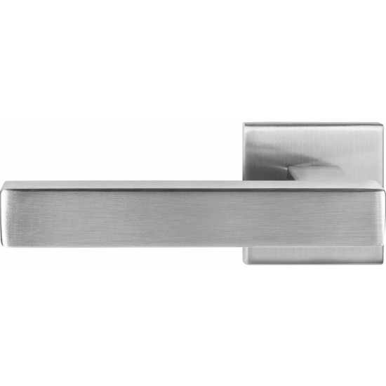 GPF1307.02L TORO+ DEURKRUK OP VIERKANTE ROZET RVS, 50X50X8MM GPF1307.02L TORO+ DEURKRUK OP VIERKANTE ROZET RVS, 50X50X8MM
