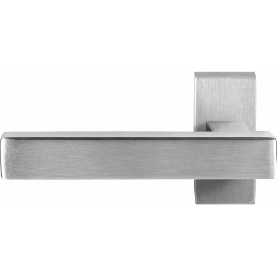 GPF1307.01L TORO+ DEURKRUK OP RECHTHOEKIGE ROZET RVS, 70X32X10MM GPF1307.01L TORO+ DEURKRUK OP RECHTHOEKIGE ROZET RVS, 70X32X10MM