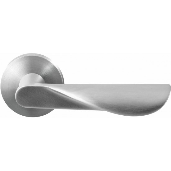 GPF3022.00 MOANA DEURKRUK OP RONDE ROZET RVS, 50X8MM GPF3022.00 MOANA DEURKRUK OP RONDE ROZET RVS, 50X8MM