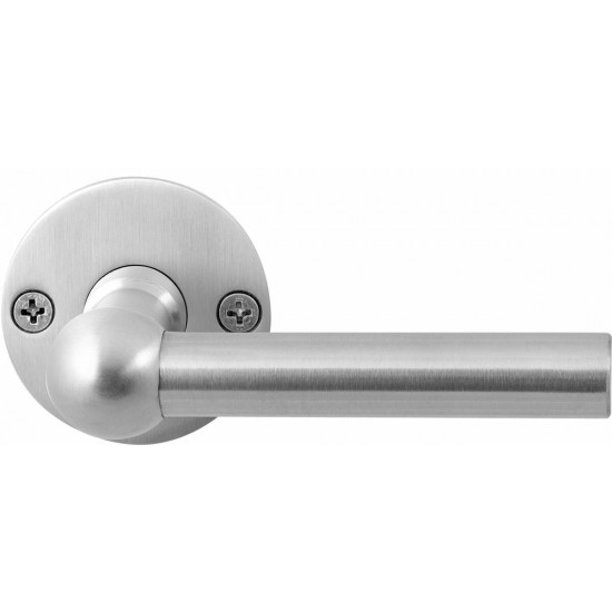 GPF3040.06 HIPI DEURKRUK OP RONDE ROZET RVS, 50X2MM GPF3040.06 HIPI DEURKRUK OP RONDE ROZET RVS, 50X2MM