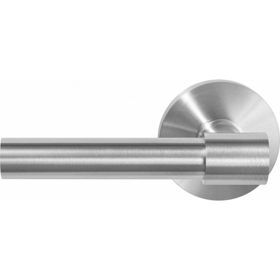 GPF3041.00L/R HIPI DEUX DEURKRUK OP RONDE ROZET RVS, 50X8MM GPF3041.00L/R HIPI DEUX DEURKRUK OP RONDE ROZET RVS, 50X8MM