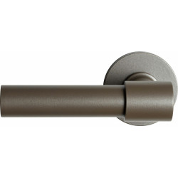 GPF3042A30200-00 MOCCA BLEND, HIPI DEUX+ DEURKRUK 105,5 MM OP RONDE ROZET GATDEEL LINKS/ RECHTS