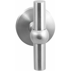 GPF3045090200-00 RVS GEBORSTELD, GPF3045.00L/R HIPI KRUISKRUK OP RONDE ROZET RVS 50X8 MM, LINKS-/ RECHTSWIJZEND