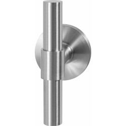 GPF3046090100-00 RVS GEBORSTELD, GPF3046.00 HIPI DEUX KRUISKRUK OP RONDE ROZET RVS, 50X8 MM