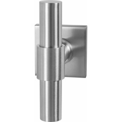 GPF3047090100-02 RVS GEBORSTELD, GPF3047.02 HIPI DEUX+ KRUISKRUK OP VIERKANTE ROZET RVS, 50X50X8 MM GPF3047090100-02 RVS GEBORSTELD, GPF3047.02 HIPI DEUX+ KRUISKRUK OP VIERKANTE ROZET RVS, 50X50X8 MM