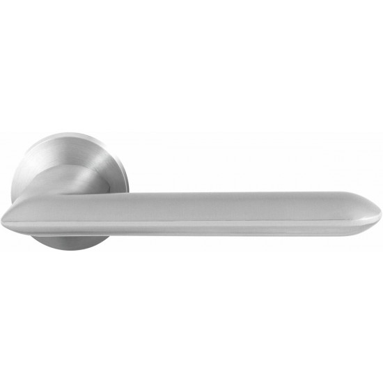 GPF3150.00 WINI DEURKRUK OP RONDE ROZET RVS, 50X8MM GPF3150.00 WINI DEURKRUK OP RONDE ROZET RVS, 50X8MM