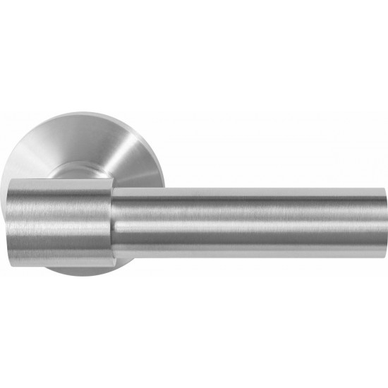 GPF3042.00 HIPI DEUX+ DEURKRUK OP RONDE ROZET RVS, 50X8MM GPF3042.00 HIPI DEUX+ DEURKRUK OP RONDE ROZET RVS, 50X8MM