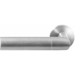 GPF3140090200-00 RVS GEBORSTELD, GPF3140.00L/R NANA DEURKRUK OP RONDE ROZET RVS 50X8 MM, LINKS-/ RECHTSWIJZEND GPF3140090200-00 RVS GEBORSTELD, GPF3140.00L/R NANA DEURKRUK OP RONDE ROZET RVS 50X8 MM, LINKS-/ RECHTSWIJZEND