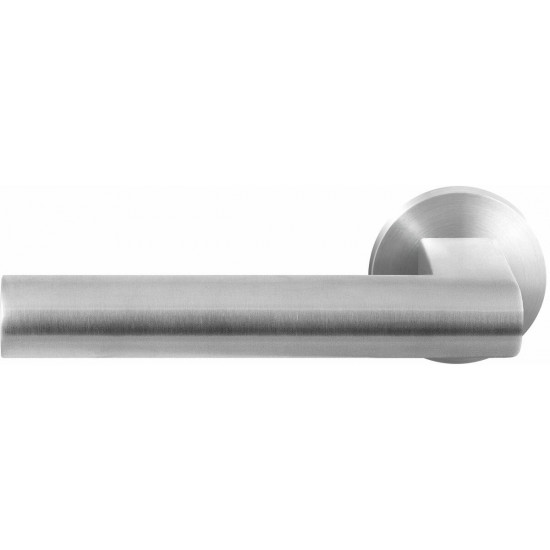 GPF3145.00L/R UMU DEURKRUK OP RONDE ROZET RVS, 50X8MM