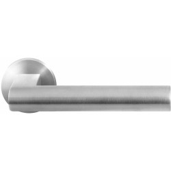 GPF3145090100-00 RVS GEBORSTELD, GPF3145.00 UMU DEURKRUK OP RONDE ROZET RVS, 50X8 MM GPF3145090100-00 RVS GEBORSTELD, GPF3145.00 UMU DEURKRUK OP RONDE ROZET RVS, 50X8 MM