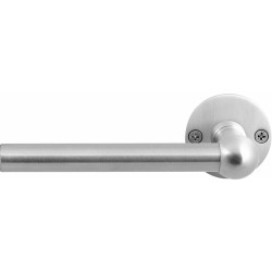 GPF3050090200-06 RVS GEBORSTELD, GPF3050.06L/R HIPI DEURKRUK OP RONDE ROZET RVS 50X2 MM, LINKS-/ RECHTSWIJZEND GPF3050090200-06 RVS GEBORSTELD, GPF3050.06L/R HIPI DEURKRUK OP RONDE ROZET RVS 50X2 MM, LINKS-/ RECHTSWIJZEND