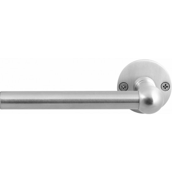 GPF3050.06L/R HIPI DEURKRUK OP RONDE ROZET RVS, 50X2MM GPF3050.06L/R HIPI DEURKRUK OP RONDE ROZET RVS, 50X2MM