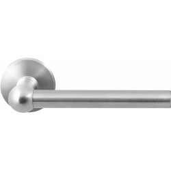 GPF3050090100-00 RVS GEBORSTELD, GPF3050.00 HIPI DEURKRUK OP RONDE ROZET RVS, 50X8 MM GPF3050090100-00 RVS GEBORSTELD, GPF3050.00 HIPI DEURKRUK OP RONDE ROZET RVS, 50X8 MM