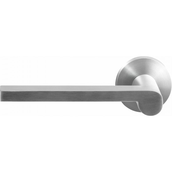 GPF3105.00L TINGA DEURKRUK OP RONDE ROZET RVS, 50X8MM GPF3105.00L TINGA DEURKRUK OP RONDE ROZET RVS, 50X8MM