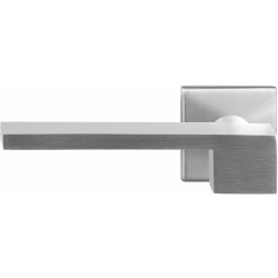 GPF3110090200-02 RVS GEBORSTELD, GPF3110.02L RAPA DEURKRUK OP VIERKANTE ROZET RVS, 50X50X8 MM