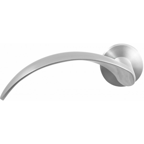 GPF3130.00L KANGA DEURKRUK OP RONDE ROZET RVS, 50X8MM