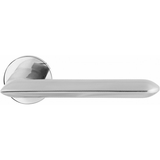 GPF3152.00 WINI DEURKRUK OP RONDE ROZET RVS GEPOLIJST, 50X8MM GPF3152.00 WINI DEURKRUK OP RONDE ROZET RVS GEPOLIJST, 50X8MM