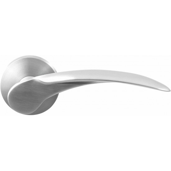 GPF3035.00R KAI DEURKRUK OP RONDE ROZET RVS, 50X8MM GPF3035.00R KAI DEURKRUK OP RONDE ROZET RVS, 50X8MM