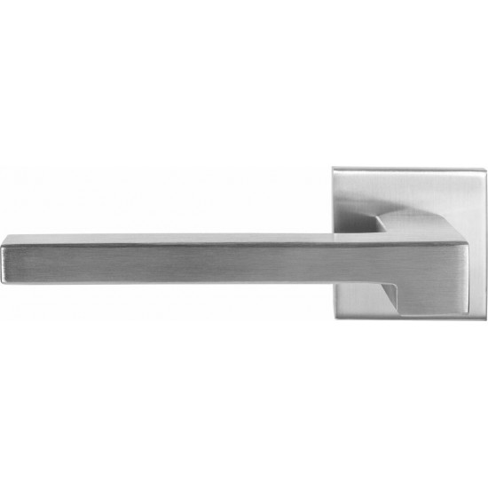 GPF3160.02L RAA DEURKRUK OP VIERKANTE ROZET RVS, 50X50X8MM