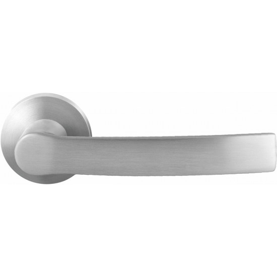 GPF3155.00 KOKORU DEURKRUK OP RONDE ROZET RVS, 50X8MM GPF3155.00 KOKORU DEURKRUK OP RONDE ROZET RVS, 50X8MM