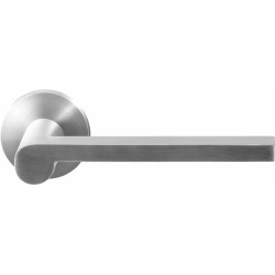 GPF3105090100-00 RVS GEBORSTELD, GPF3105.00 TINGA DEURKRUK OP RONDE ROZET RVS, 50X8 MM