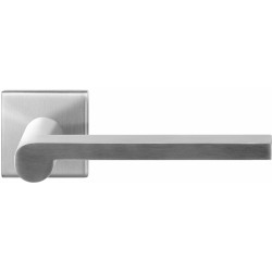 GPF3105090300-02 RVS GEBORSTELD, GPF3105.02R TINGA DEURKRUK OP VIERKANTE ROZET RVS, 50X50X8 MM