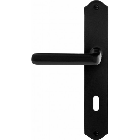 GPF6235.60L/R SMEEDIJZER ZWART ILO DEURKRUK OP SCHILD BB72, 238X41X4MM