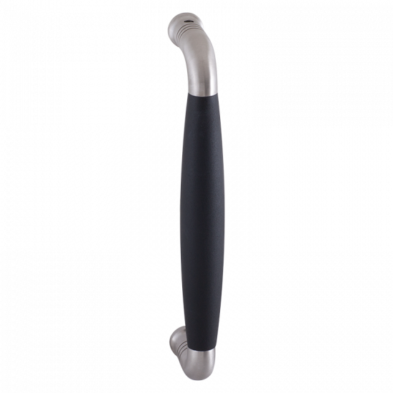 GPF4952.09A IKA DEURGREEP RVS GEBORSTELD/ZWART GEBOGEN 130X60/114MM, I GPF4952.09A IKA DEURGREEP RVS GEBORSTELD/ZWART GEBOGEN 130X60/114MM, I