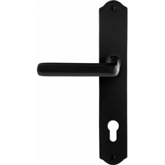 GPF6235.60L/R SMEEDIJZER ZWART ILO DEURKRUK OP SCHILD PC85, 238X41X4MM