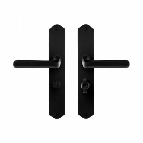 GPF6235.60 SMEEDIJZER ZWART ILO DEURKRUK OP SCHILD WC55/8, 238X41X4MM