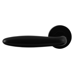 GPF620VZ0200 ZWART EGAAL, SIGAAR MODEL DEURKRUK OP ROZET 53X6MM GATDEEL LINKS