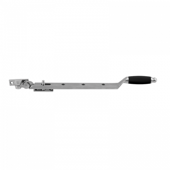 GPF4689.09 RVS MAT/ ZWART IKA RAAMUITZETTER MET RONDE EINDKNOP 320MM GPF4689.09 RVS MAT/ ZWART IKA RAAMUITZETTER MET RONDE EINDKNOP 320MM