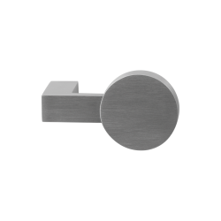 GPF352501200 RVS GEBORSTELD, VERKROPTE KNOPKRUK ROND DRAAIBAAR INCL. KRUKSTIFT