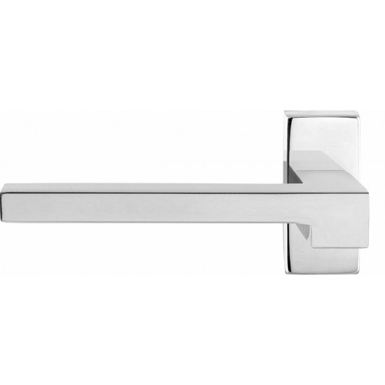 GPF3162.01L RAA DEURKRUK OP RECHTHOEKIGE ROZET RVS, 70X32X10MM