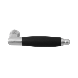 GPF415101100 RVS GEBORSTELD ZWART, IKA DEURKRUK HAAKS MET RONDE EINDKNOP RVS GEBORSTELD GPF415101100 RVS GEBORSTELD ZWART, IKA DEURKRUK HAAKS MET RONDE EINDKNOP RVS GEBORSTELD