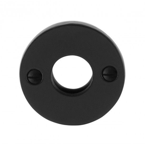 GPF6100.64L/R SMEEDIJZER ZWART ROZET ROND 53X5MM LINKS/RECHTS TBV BUIT