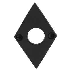 GPF610007100 SMEEDIJZER ZWART, ROZET RUIT 83X52X4MM