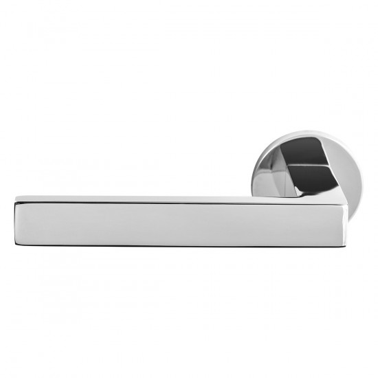 GPF1308.00L/ R ZIKA DEURKRUK OP RONDE ROZET RVS GEPOLIJST, 50X8MM GPF1308.00L/ R ZIKA DEURKRUK OP RONDE ROZET RVS GEPOLIJST, 50X8MM