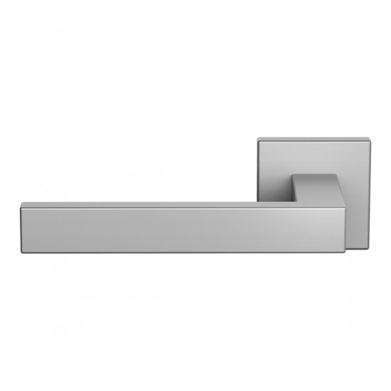 GPF1308.02L ZIKA DEURKRUK OP VIERKANTE ROZET RVS GEBORSTELD, 50X50X8MM GPF1308.02L ZIKA DEURKRUK OP VIERKANTE ROZET RVS GEBORSTELD, 50X50X8MM