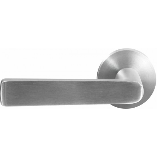 GPF1325.00L/R KUME DEURKRUK OP RONDE ROZET RVS, 50X8MM GPF1325.00L/R KUME DEURKRUK OP RONDE ROZET RVS, 50X8MM