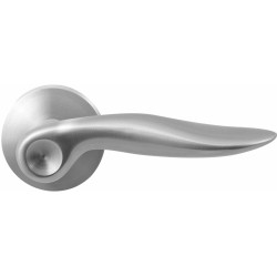 GPF1330090300-00 RVS GEBORSTELD, GPF1330.00R KARE DEURKRUK OP RONDE ROZET RVS 50X8 MM, RECHTSWIJZEND GPF1330090300-00 RVS GEBORSTELD, GPF1330.00R KARE DEURKRUK OP RONDE ROZET RVS 50X8 MM, RECHTSWIJZEND