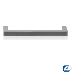 GPF520409000 RVS GEBORSTELD, MEUBELGREEP RECHTHOEKIG 8X8X264/256MM GPF520409000 RVS GEBORSTELD, MEUBELGREEP RECHTHOEKIG 8X8X264/256MM