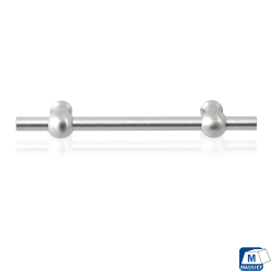 GPF515309000 RVS GEBORSTELD, MEUBELGREEP HIPI 9X250/192MM GPF515309000 RVS GEBORSTELD, MEUBELGREEP HIPI 9X250/192MM