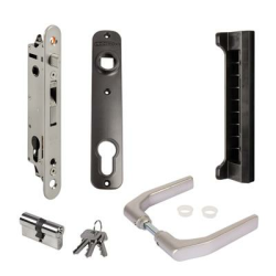 LOCINOX FORTYLOCK SET MET ALUMINIUM KRUK EN POLYAMIDE AFDEKPLAAT, CILINDER EN POLYAMIDE SLOTVANGER (FORTYSET-40P-JP) LOCINOX FORTYLOCK SET MET ALUMINIUM KRUK EN POLYAMIDE AFDEKPLAAT, CILINDER EN POLYAMIDE SLOTVANGER (FORTYSET-40P-JP)