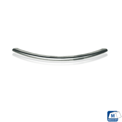 GPF500009780 RVS GEBORSTELD, MEUBELGREEP GEBOGEN 10X115/ 96MM